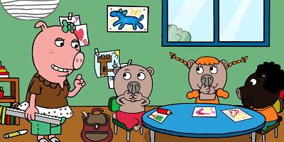 poster de la série Un serpent à l'école