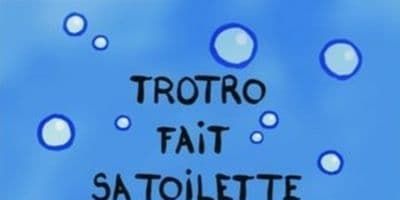 poster de la série Trotro fait sa toilette