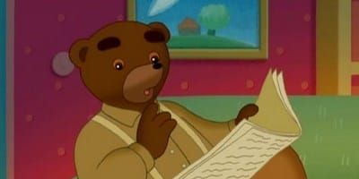 poster de la série Petit Ours Brun a peur du loup