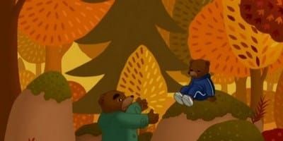 poster de la série Petit Ours Brun fait de l'escalade