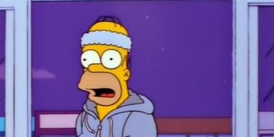 poster de la série L'abominable Homer des neiges