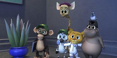 poster de la série Un lion dans l'espace