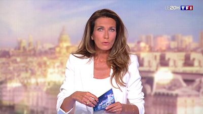 image de la news 20H de TF1 : voici pourquoi Anne-Claire Coudray ne prend pas de coiffeur en loge
