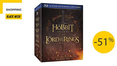 image de la news Black Week : -51% sur les 6 films de la saga Le Seigneur des Anneaux