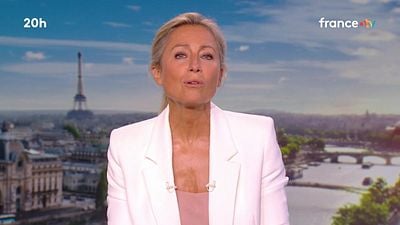 image de la news JT de 20h de France 2 : Anne-Sophie Lapix a gardé un précieux souvenir de plateau...