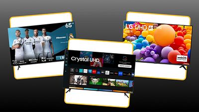 image de la news Téléviseurs 65 pouces 4K UHD : notre sélection populaire à moins de 500 euros en juin 2025