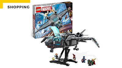 image de la news Marvel : voyagez à bord du Quinjet des Avengers en LEGO !