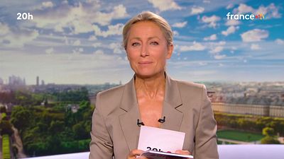 image de la news JT de 20h : Anne-Sophie Lapix adresse un message aux téléspectateurs de France 2 avant son départ