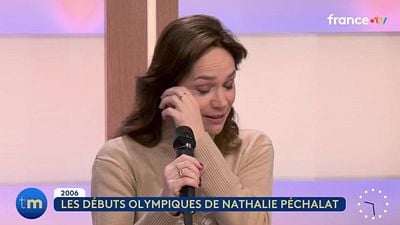 image de la news Télématin : on sait pourquoi Nathalie Péchalat a fondu en larmes en plein direct