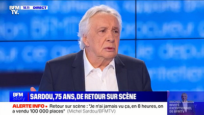 image de la news "Ça m'emmerde !" : Michel Sardou s'agace contre un medley de ses chansons sur le plateau de BFM TV