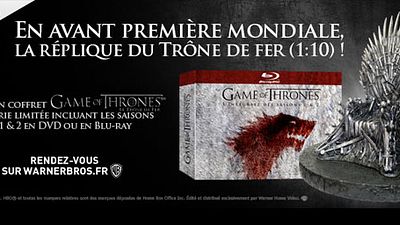 image de la news La réplique du Trône de Fer de "Game of Thrones" avec les DVD/Blu-ray