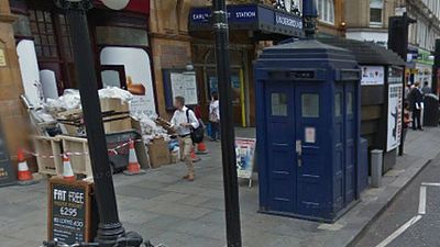 image de la news "Doctor Who" : Le TARDIS retrouvé... via Google Maps ! [PHOTOS]