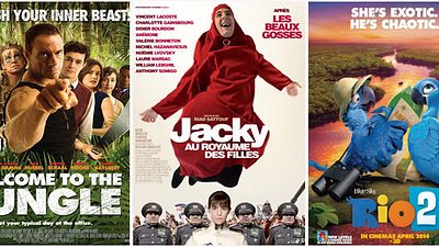 image de la news "Welcome to the Jungle", "Jacky au royaume des filles", "Rio 2"... Les bandes-annonces à ne pas rater !