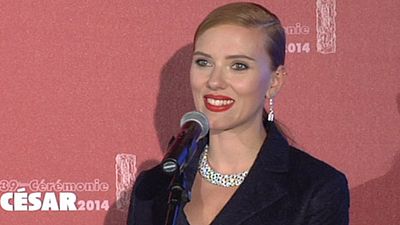 image de la news César 2014 - Scarlett Johansson : "Mon objectif de l'été est d’apprendre le français"