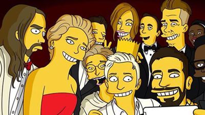 "Les Simpson" revisitent le selfie des Oscars 