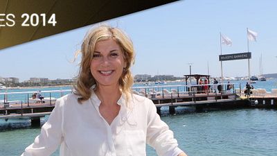 image de la news Cannes 2014 : Michèle Laroque invitée des déjeuners AlloCiné sur la plage du Majestic