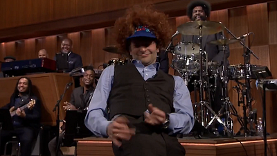 image de la news Bradley Cooper joue du air guitar comme un dieu chez Jimmy Fallon !