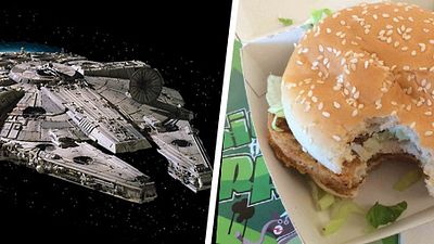 image de la news Que la force du Burger soit avec vous ! L'origine du vaisseau Faucon Millenium
