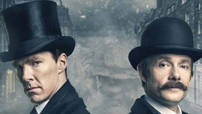 Sherlock et Watson prennent la pose sur les photos de l'épisode spécial