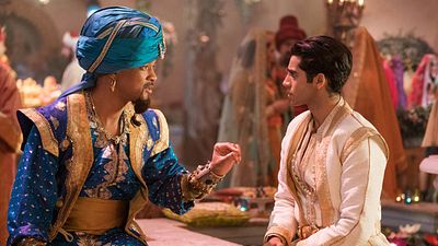 image de la news Aladdin : les acteurs avec et sans le costume