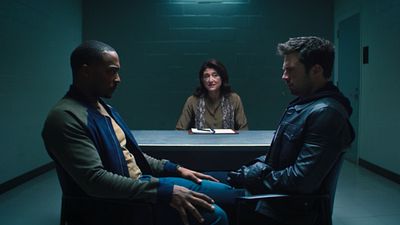 image de la news Falcon et le Soldat de l’Hiver : Anthony Mackie et Sebastian Stan ont improvisé dans la scène de thérapie de l'épisode 2