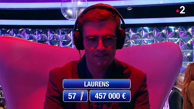 image de la news Laurens (N’oubliez pas les paroles) : première fois sur le fauteuil rouge… mais nouveau record atteint !