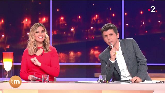 image de la news Télématin : Thomas Sotto et Marie Portolano font du second degré
