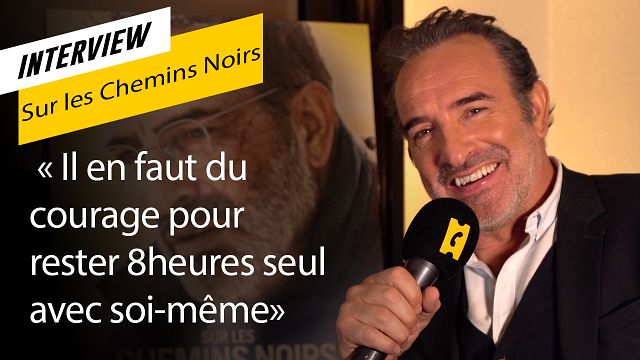 image de la news Jean Dujardin sur les chemins de Sylvain Tesson : "Il en faut du courage pour rester 8 ou 9 heures seul avec soi-même"
