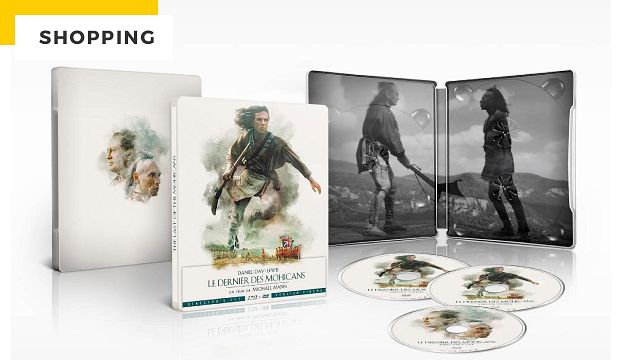 image de la news Le Dernier des Mohicans : découvrez la superbe édition limitée Blu-ray et DVD avec boîtier Steelbook !