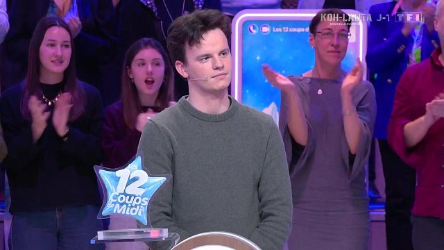 image de la news Les 12 Coups de midi : Cyprien se rapproche d’Emilien et on ne l'avait pas vu venir ! Combien d’euros les séparent ?