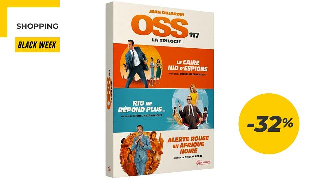 image de la news Black Week : la trilogie OSS 117 à -32%, c'est un beau cadeau... de Noël !