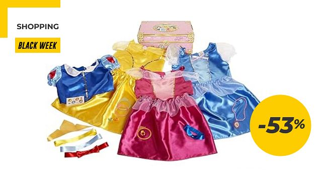 image de la news Black Week : 4 robes de princesses Disney à -53%, c'est magique !