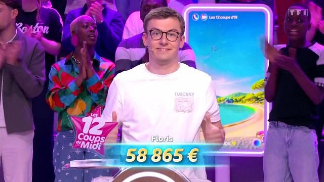 image de la news Les 12 Coups de midi : Floris décroche l'Étoile mystérieuse de juillet 2026, voici ce qu'il a fait de ses gains