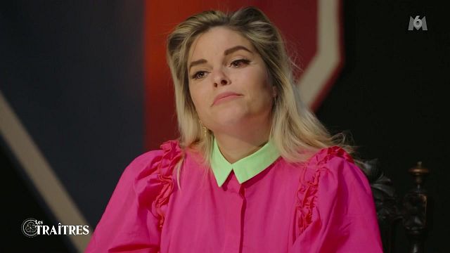 image de la news Les Traîtres : on sait pourquoi Sophie Tapie avait une tache rouge dans l’œil samedi soir pour la finale