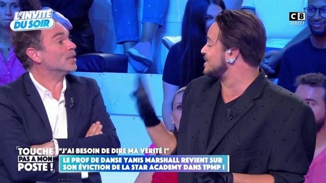 image de la news "Tu me gaves", vives tensions entre Yanis Marshall et Yann Moix dans Touche pas à mon poste