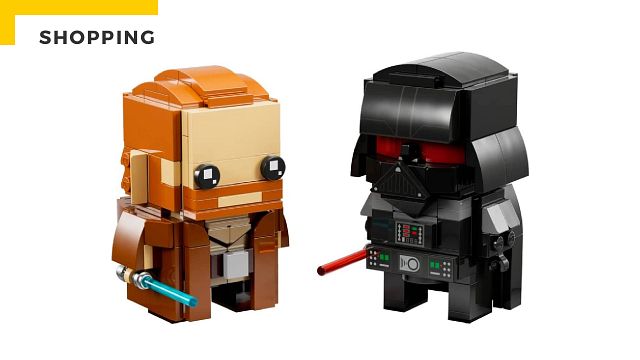 image de la news Idée cadeau de Noël : Obi-Wan Kenobi vs Dark Vador en LEGO BrickHeadz pour les fans de Star Wars !