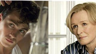 image de la news Aaron Johnson face à une Glenn Close travestie