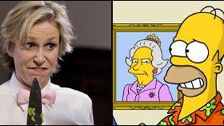 Jane Lynch affronte "Les Simpson"