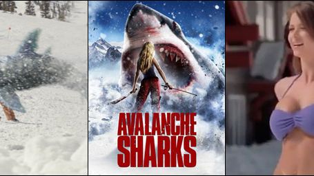 image de la news "Avalanche Sharks" : après "Sharknado", les requins font du ski