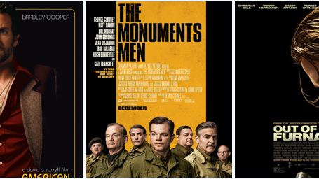 "The Monuments Men", "American Hustle", "Amazonia"... Les bandes-annonces à ne pas rater !