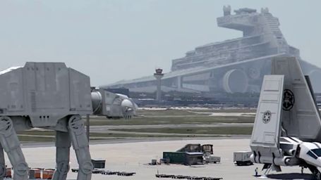 image de la news Star Wars : des Storm Troopers et des "vrais" vaisseaux aperçus à Francfort