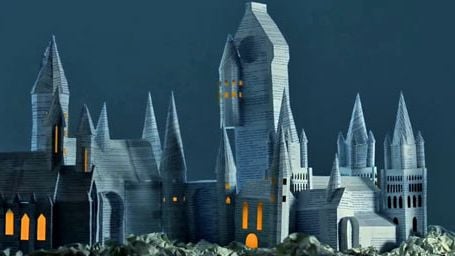 Poudlard, l’école de Harry Potter, recréé avec des pages du livre