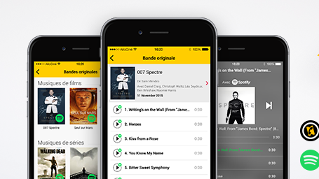image de la news Les bandes originales débarquent sur l'application AlloCiné !