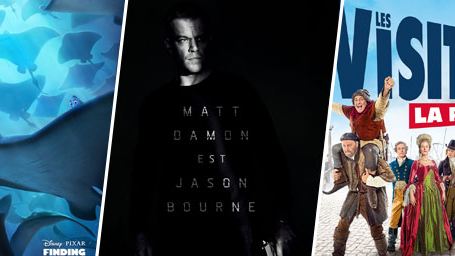 Jason Bourne, Le Monde de Dory, Les Visiteurs 3... Les 20 photos ciné de la semaine !