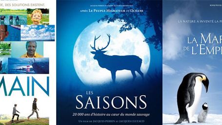 image de la news "Demain", "Les Saisons"... Les 10 documentaires les plus vus en salles sont...