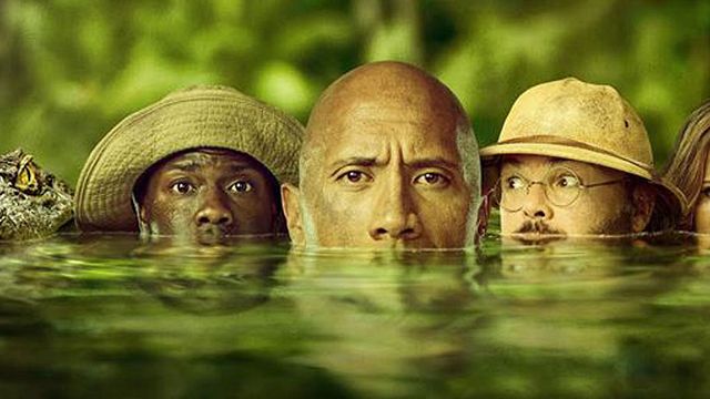 image de la news Jumanji : dans les coulisses du jeu avec Dwayne Johnson et Kevin Hart 