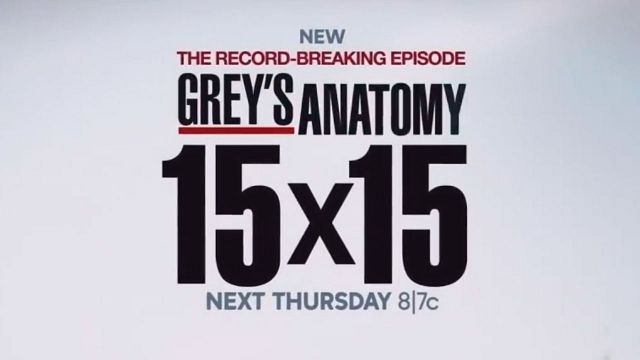 image de la news Grey's Anatomy saison 15 : la série fête son record de longévité dans le teaser de l'épisode 15