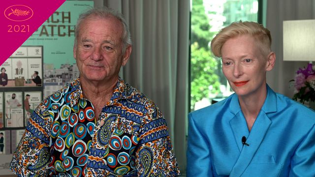 image de la news "Wes Anderson ? Il a vraiment l’esprit de compétition au croquet" : Bill Murray et Tilda Swinton se paient le réalisateur de The French Dispatch à Cannes 2021