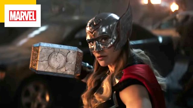 Affiche Thor 4 : comment Natalie Portman a récupéré le marteau brisé du héros Marvel dans Love and Thunder ? 