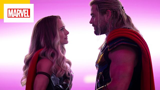 image de la news Thor 4 : le geste mignon de Chris Hemsworth avant d'embrasser Natalie Portman dans Love And Thunder
